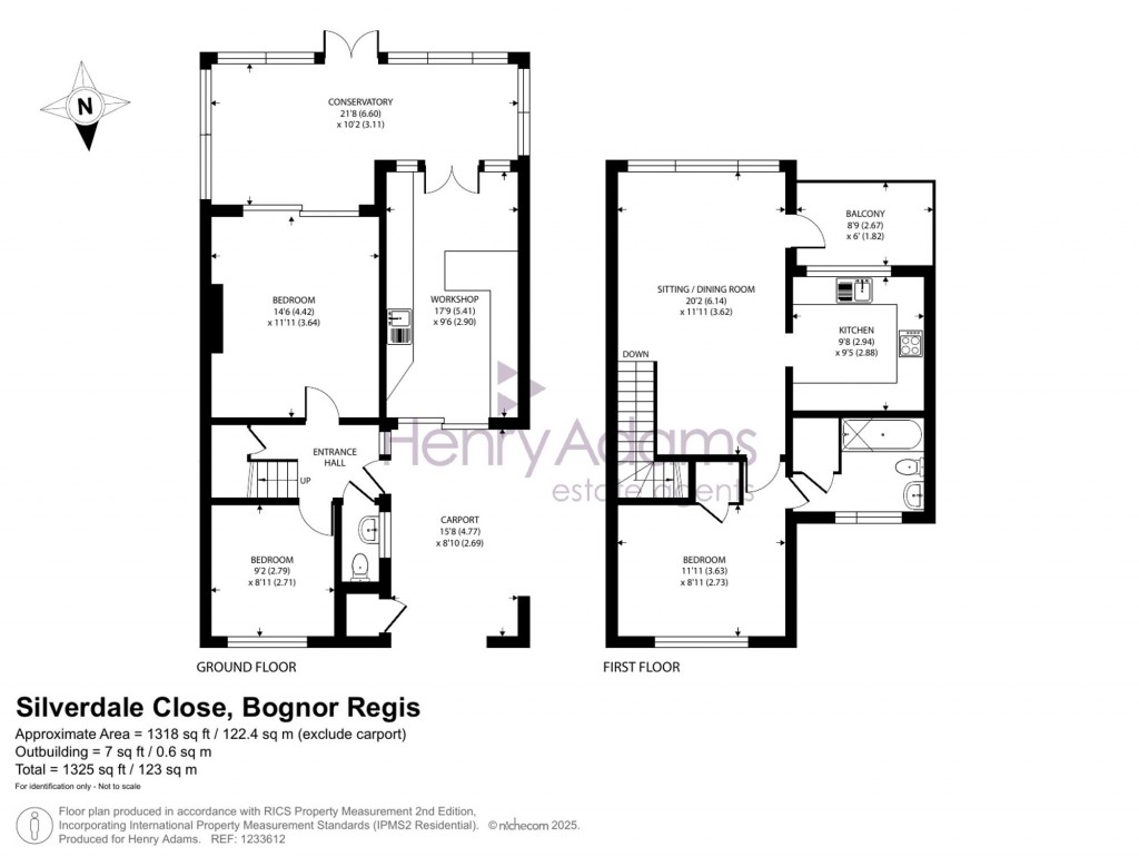 Floorplans For Silverdale Close, Pagham, PO21