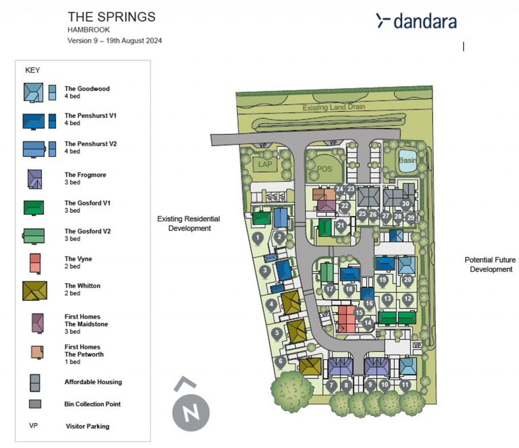 Floorplans For The Springs, Hambrook, PO18
