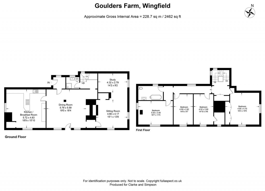 Floorplans For Wingfield, Near Harleston