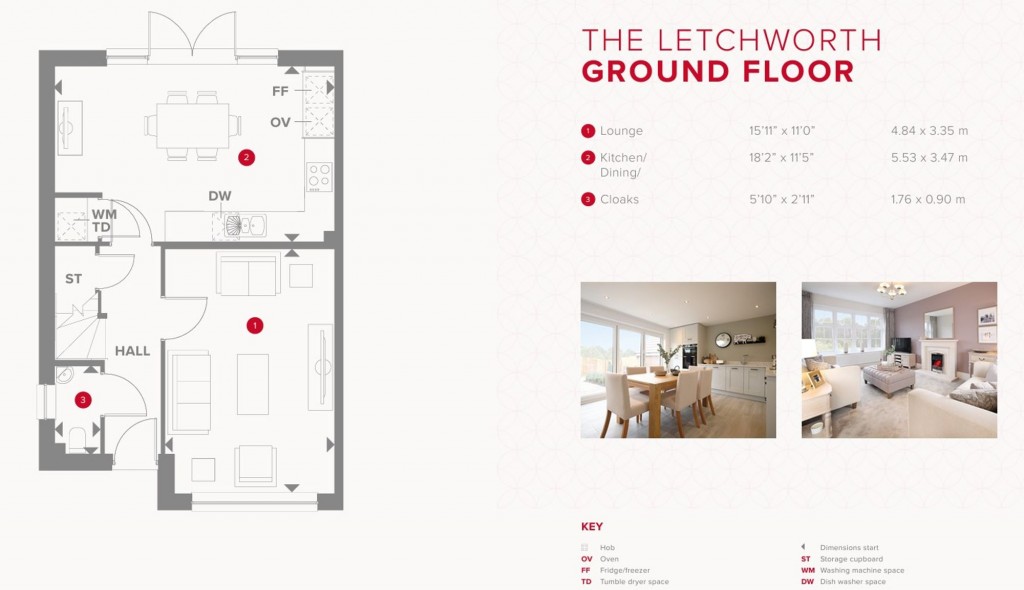 Floorplans For Pinewood Way, Chichester, PO19
