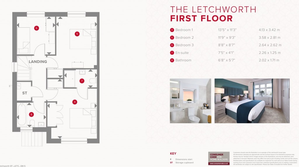 Floorplans For Pinewood Way, Chichester, PO19