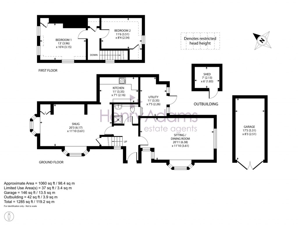 Floorplans For Hilland Road, Billingshurst, RH14