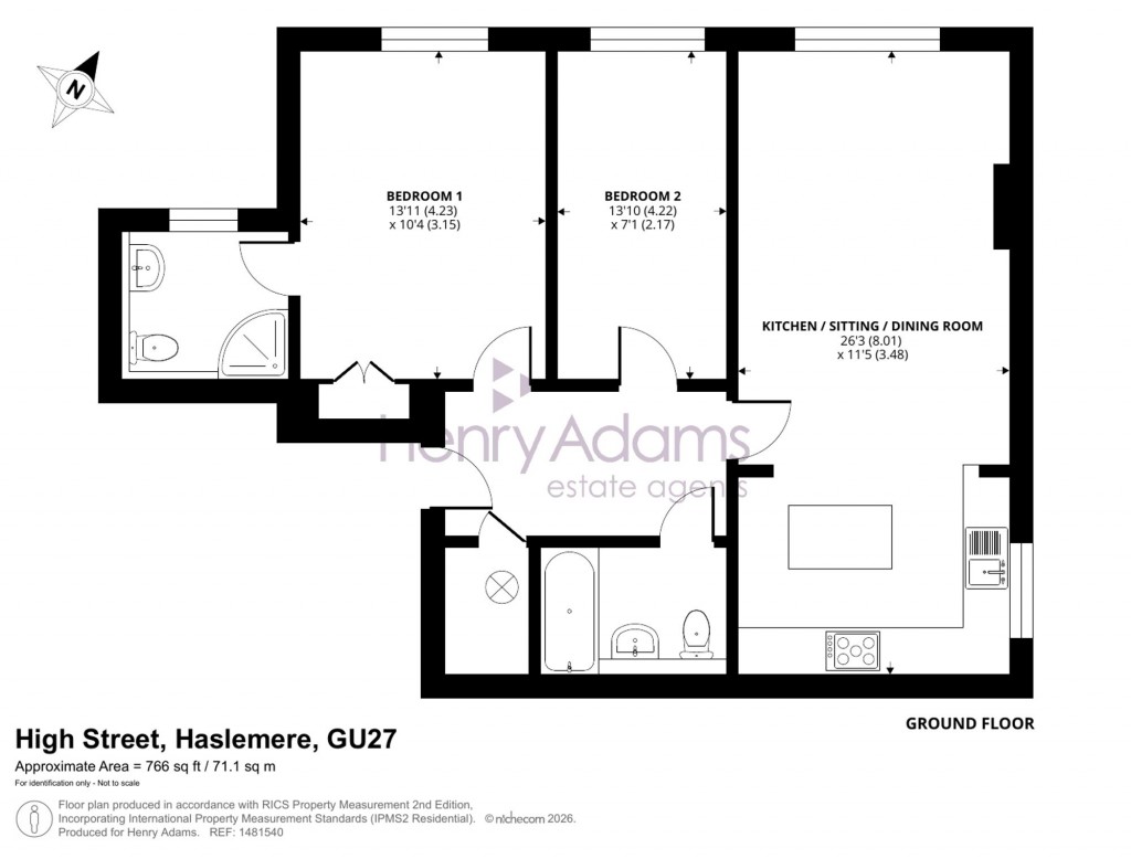 Floorplans For High Street, Haslemere, GU27