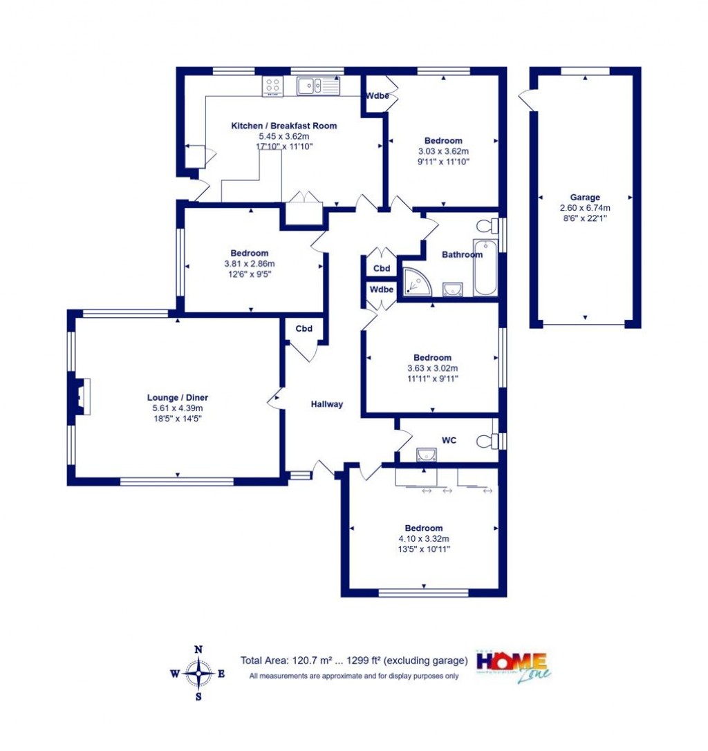 Floorplans For Cranemoor Avenue, Highcliffe on Sea