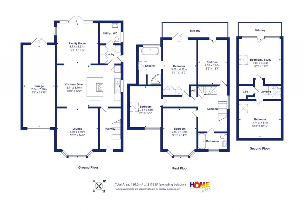 Floorplans For Stanpit, Christchurch