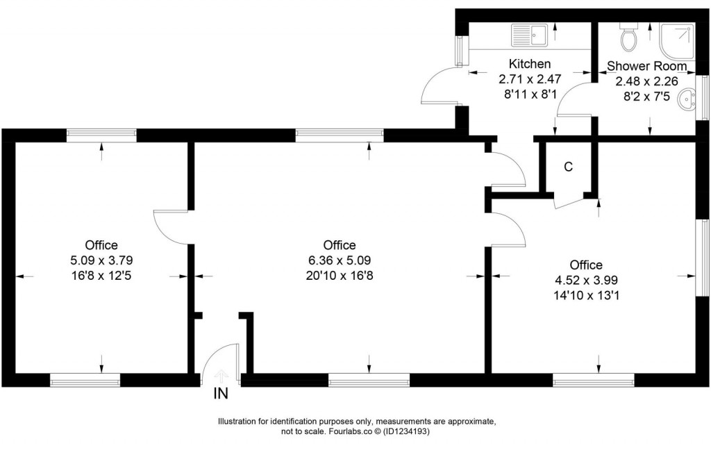 Floorplans For Redenhall, Nr Harleston, Norfolk