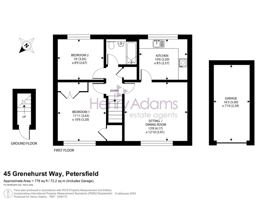 Floorplans For Grenehurst Way, Petersfield, GU31
