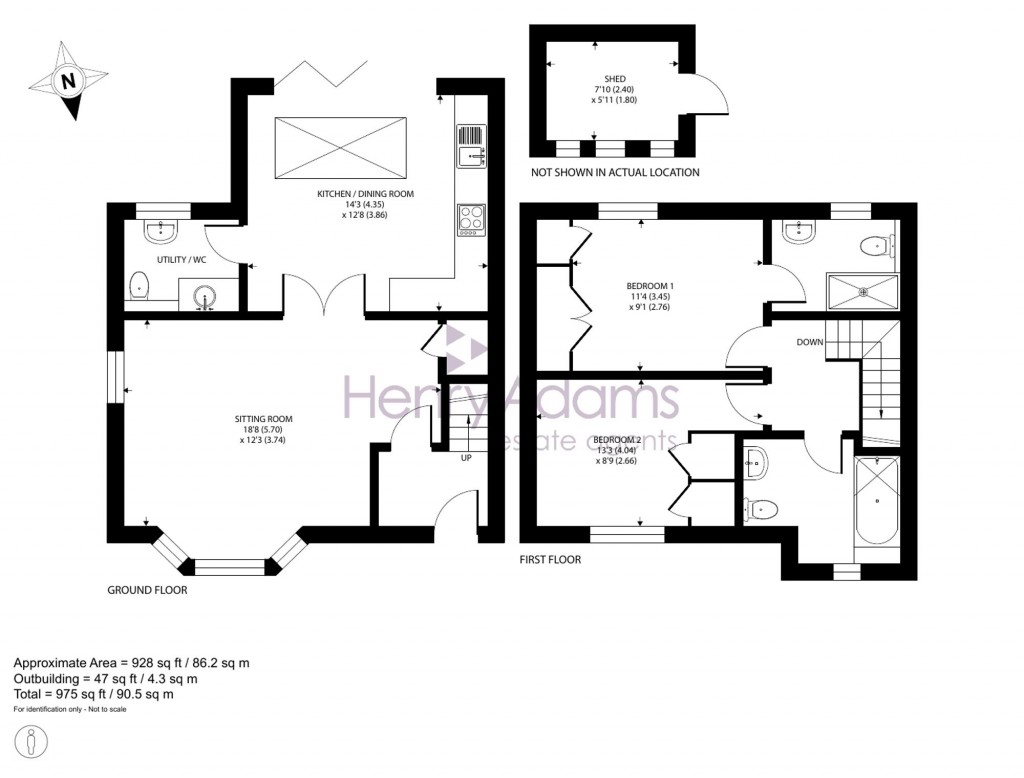 Floorplans For Old Bakery Gardens, Chichester, PO19