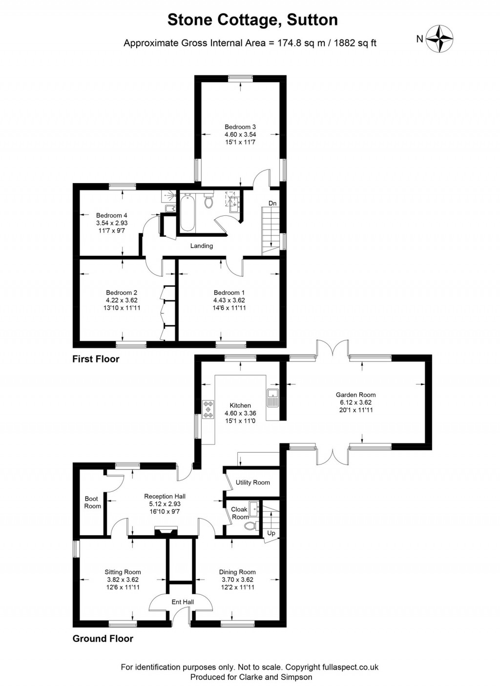 Floorplans For Sutton, Nr Woodbridge, Suffolk