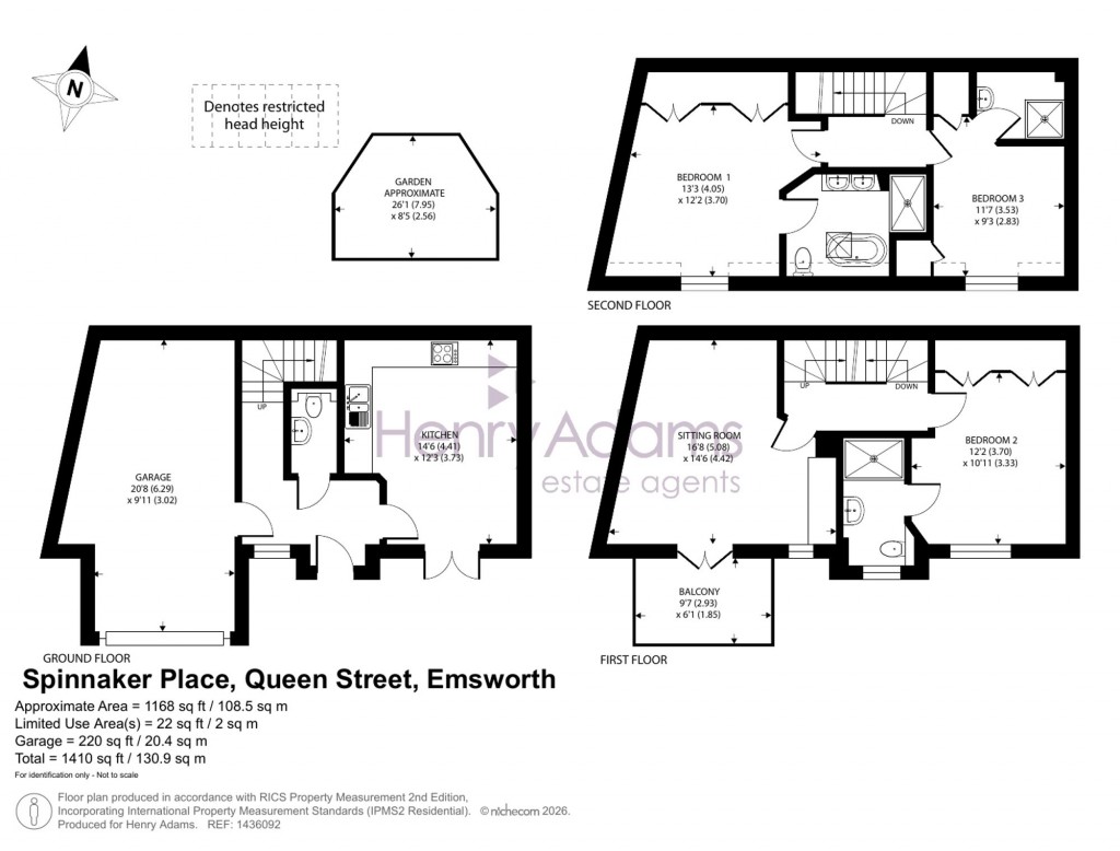 Floorplans For Queen Street, Emsworth, PO10