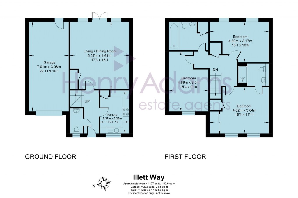 Floorplans For Illett Way, Faygate, RH12