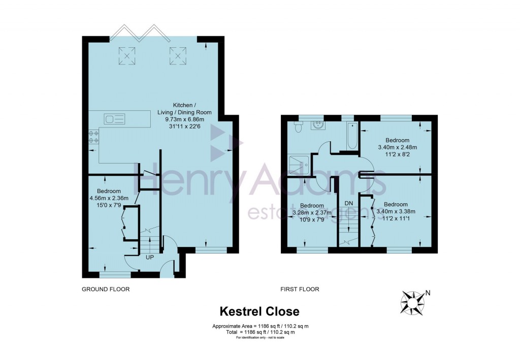 Floorplans For Kestrel Close, Horsham, RH12