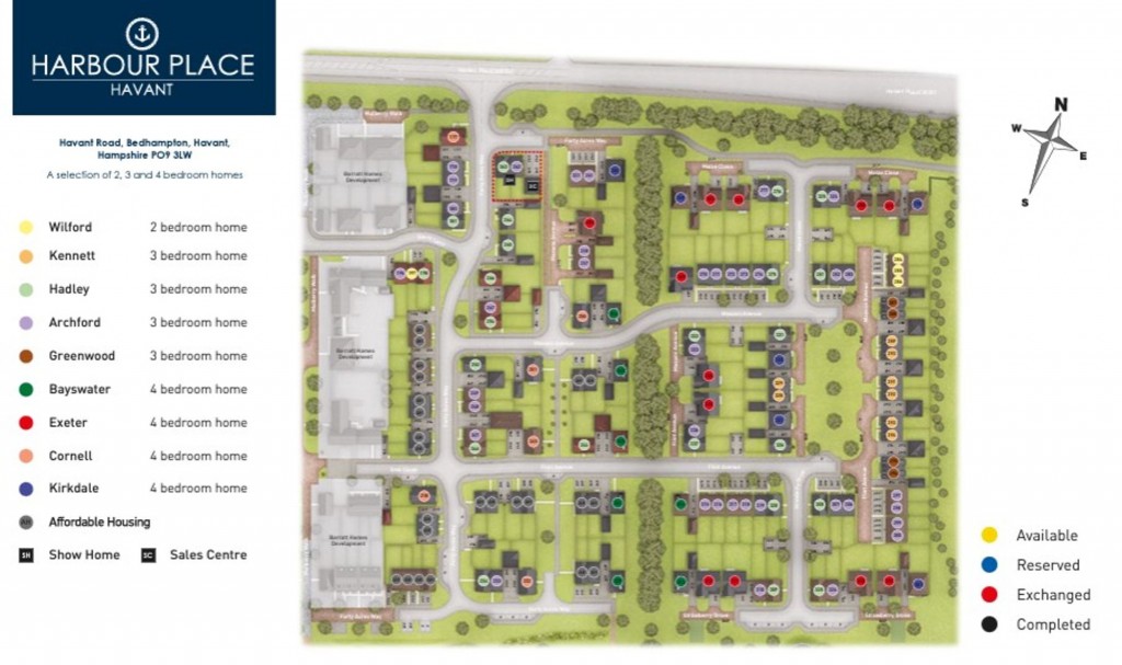 Floorplans For Harbour Place, Havant Road, PO9