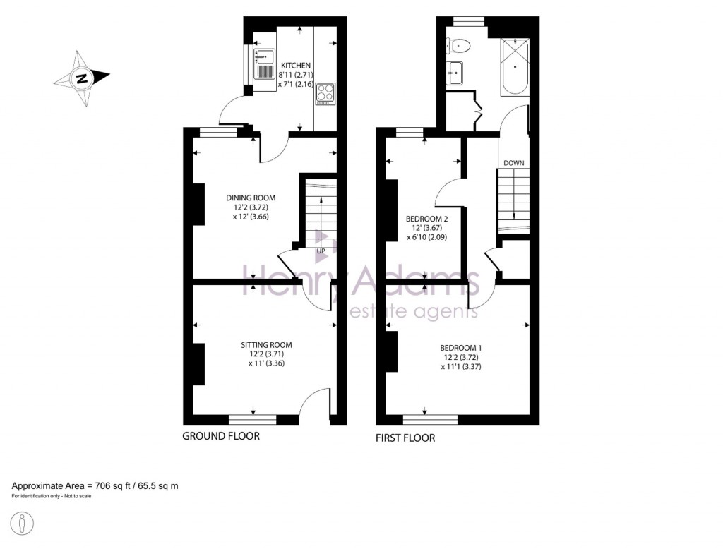 Floorplans For St. James Road, Chichester, PO19