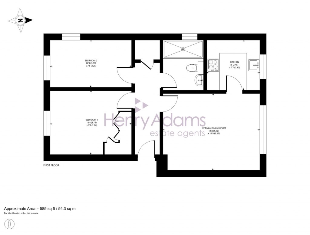 Floorplans For Farriers Close, Billingshurst, RH14