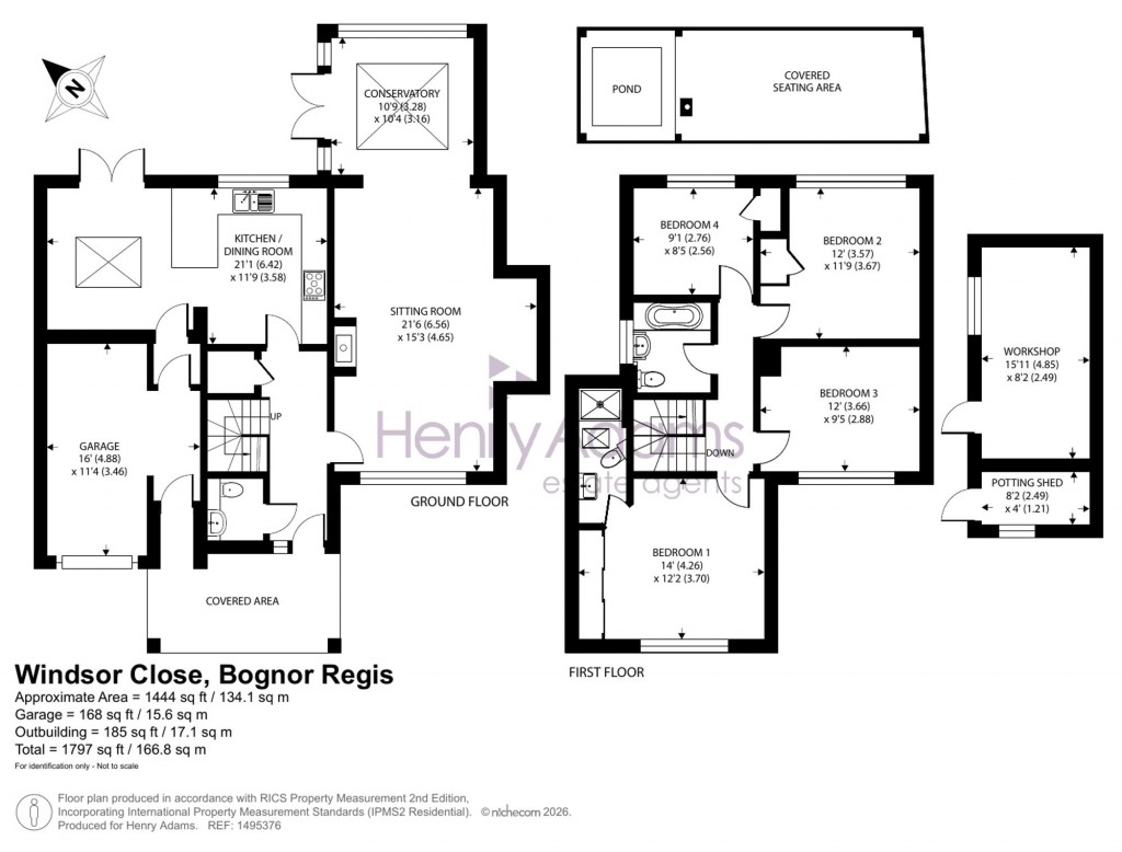 Floorplans For Windsor Close, West Meads, PO21