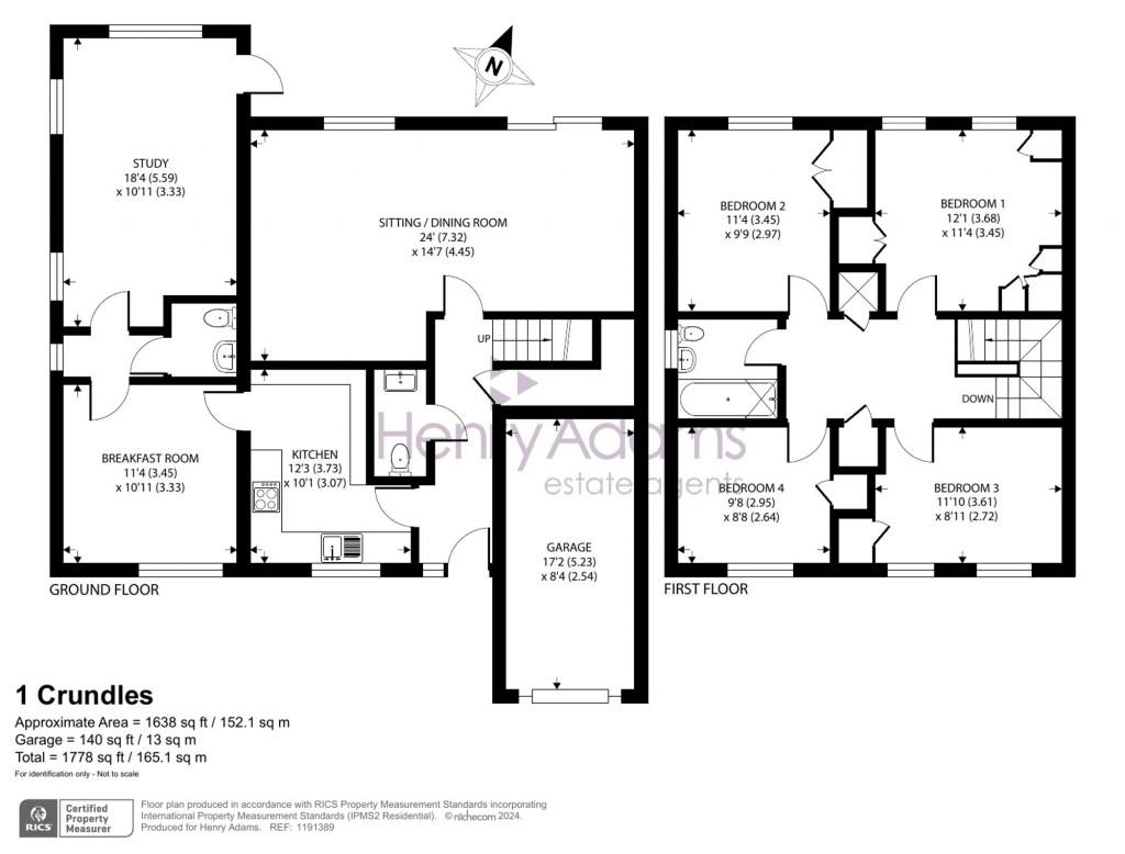 Floorplans For Crundles, Petersfield, GU31