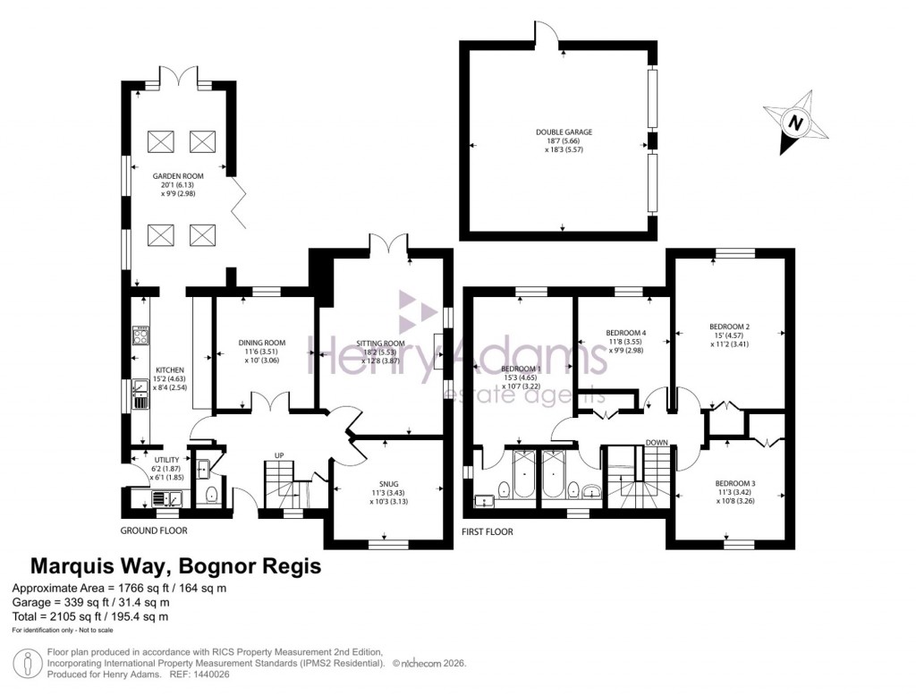 Floorplans For Marquis Way, Aldwick, PO21