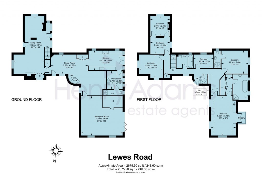 Floorplans For Lewes Road, Westmeston, BN6
