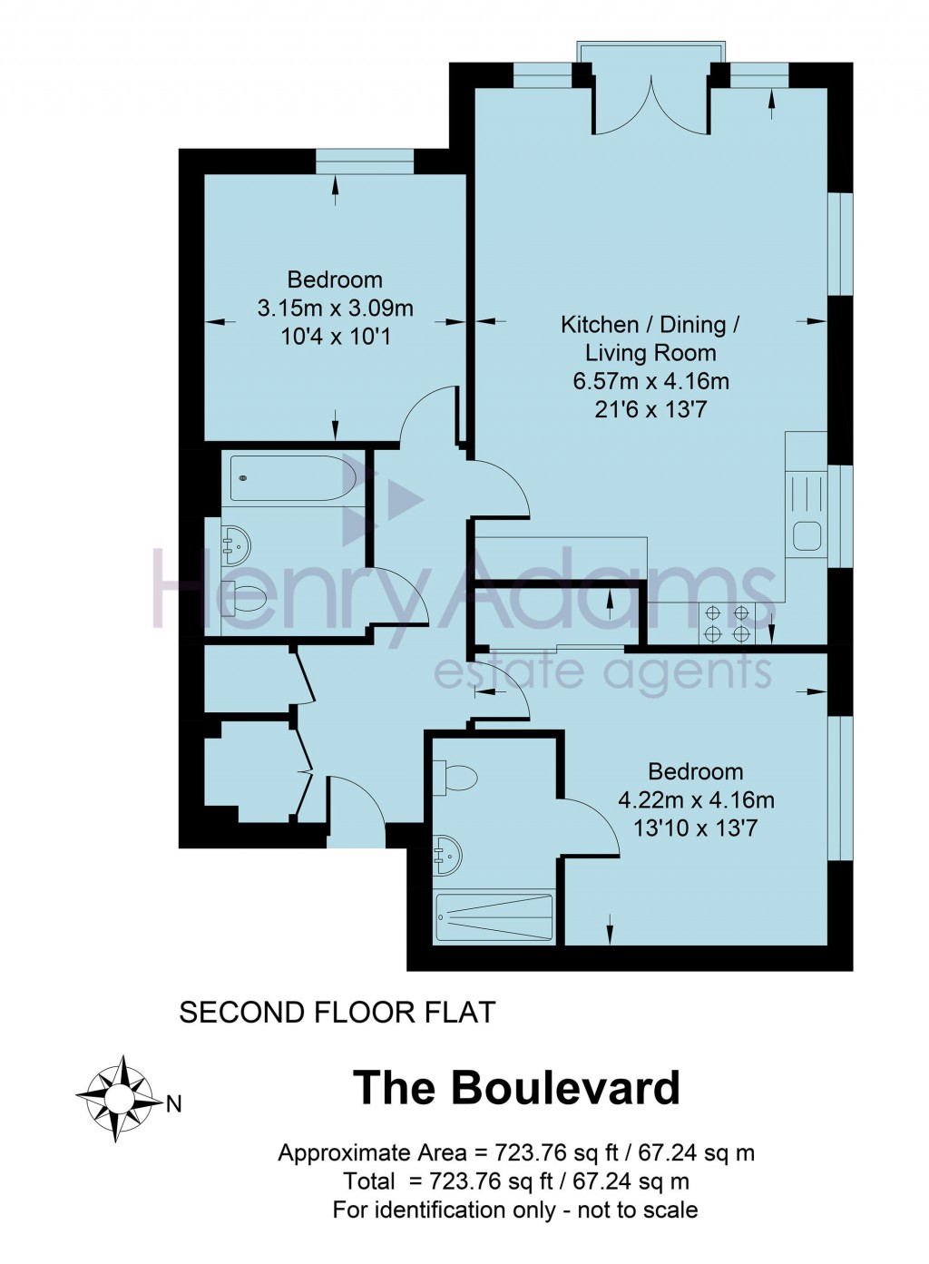 Floorplans For The Boulevard, Horsham, RH12