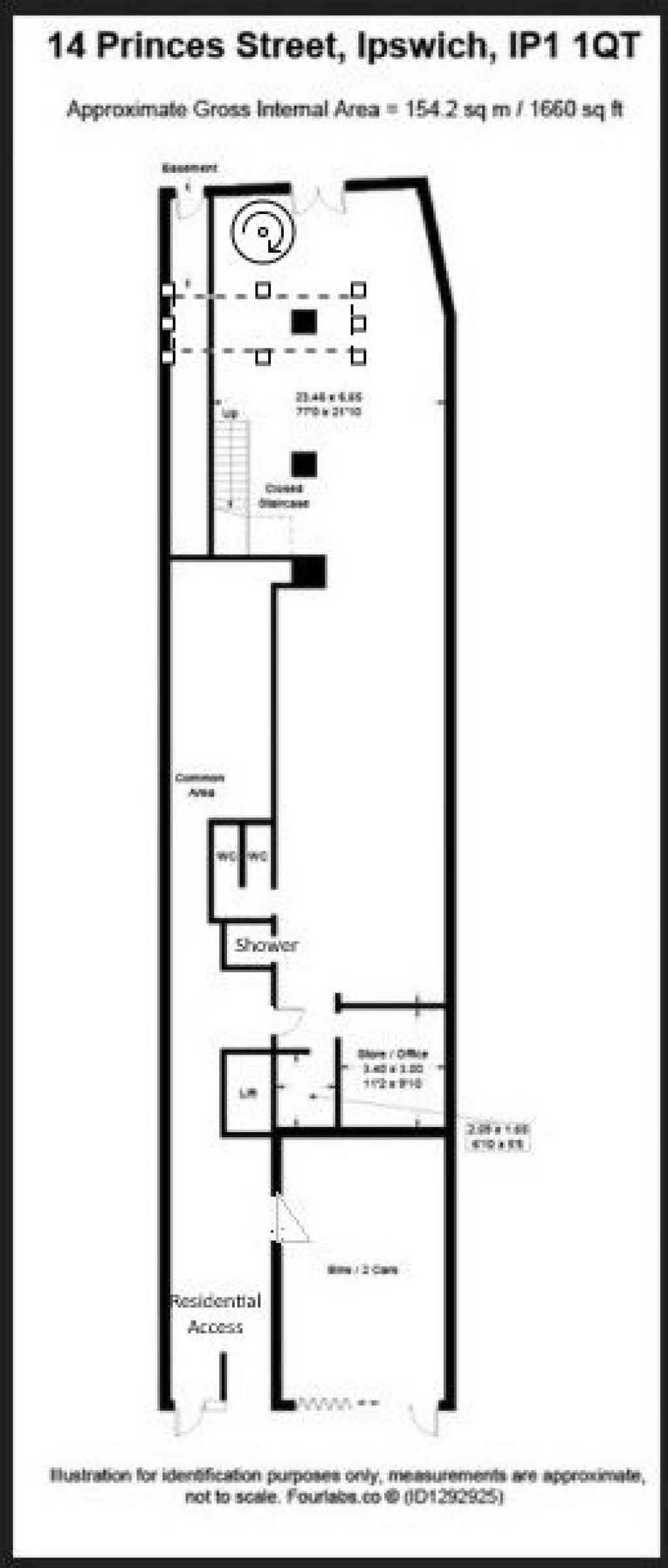 Floorplans For Princes Street, Ipswich, Suffolk