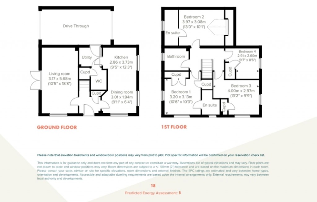 Floorplans For Selsey, PO20