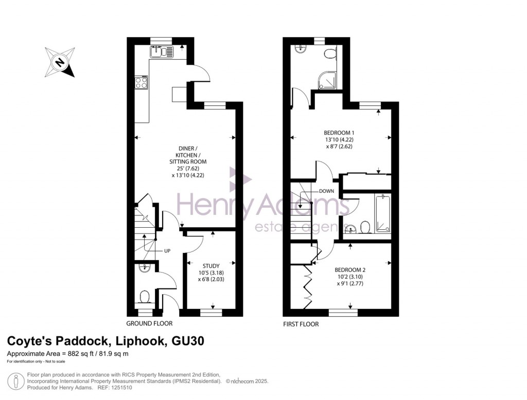 Floorplans For Coyte's Paddock, Liphook, GU30