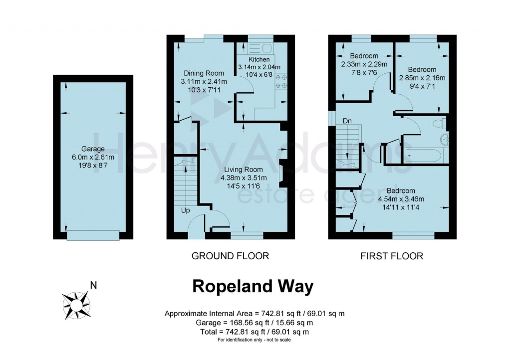 Floorplans For Ropeland Way, Horsham, RH12