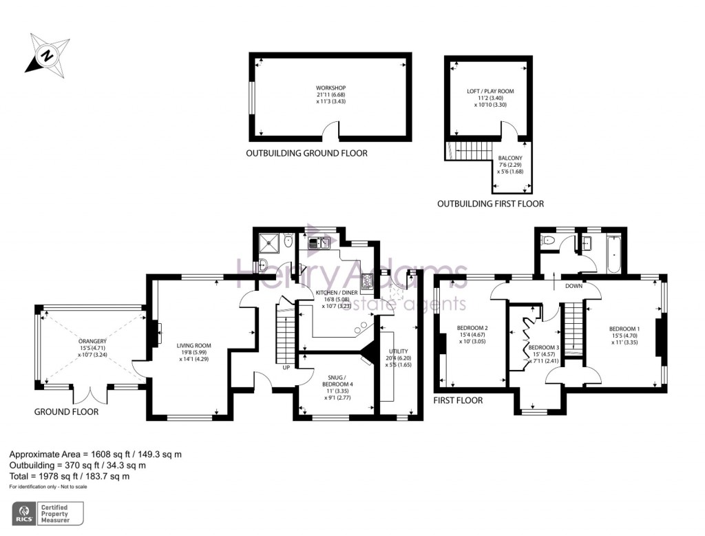Floorplans For 3 Beach Gardens, Selsey, PO20