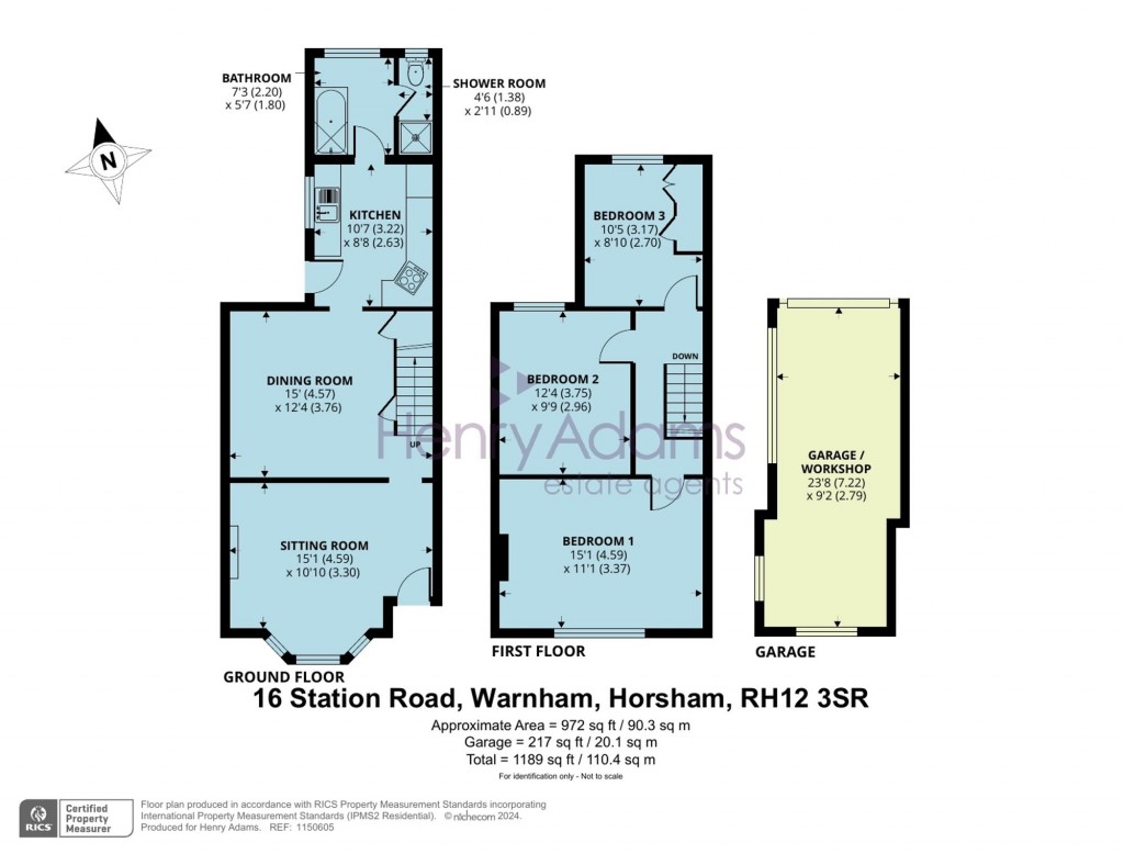 Floorplans For Station Road, Warnham, RH12