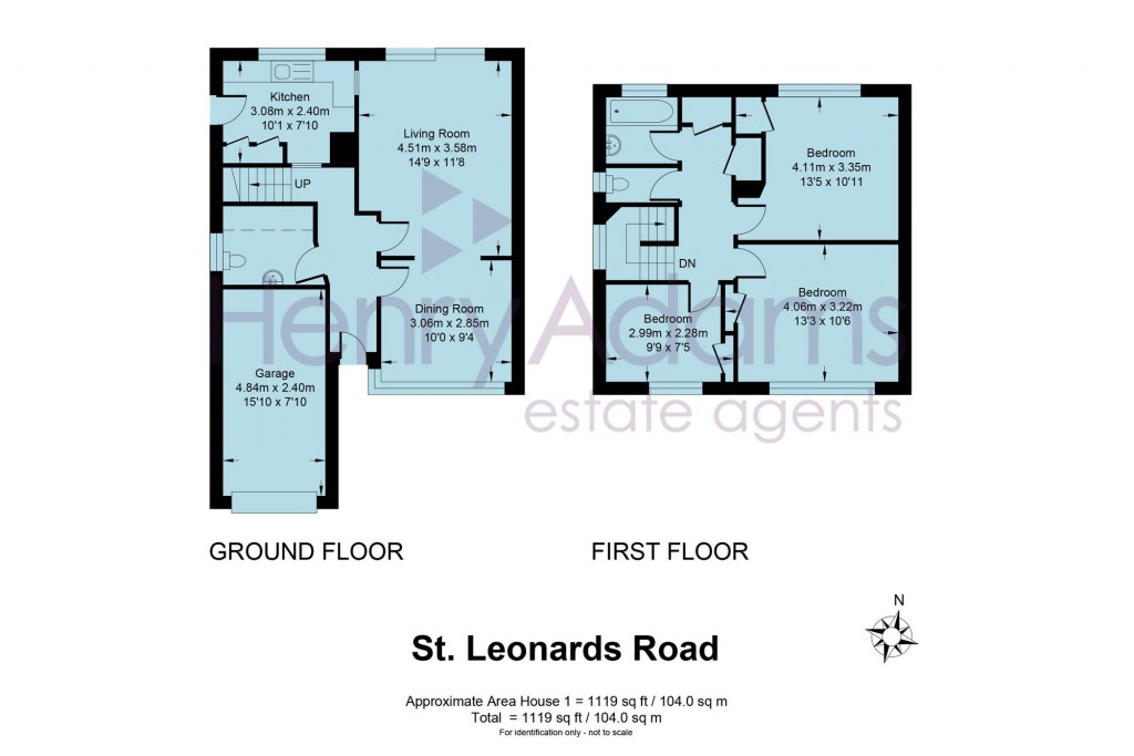Floorplans For St. Leonards Road, Horsham, RH13