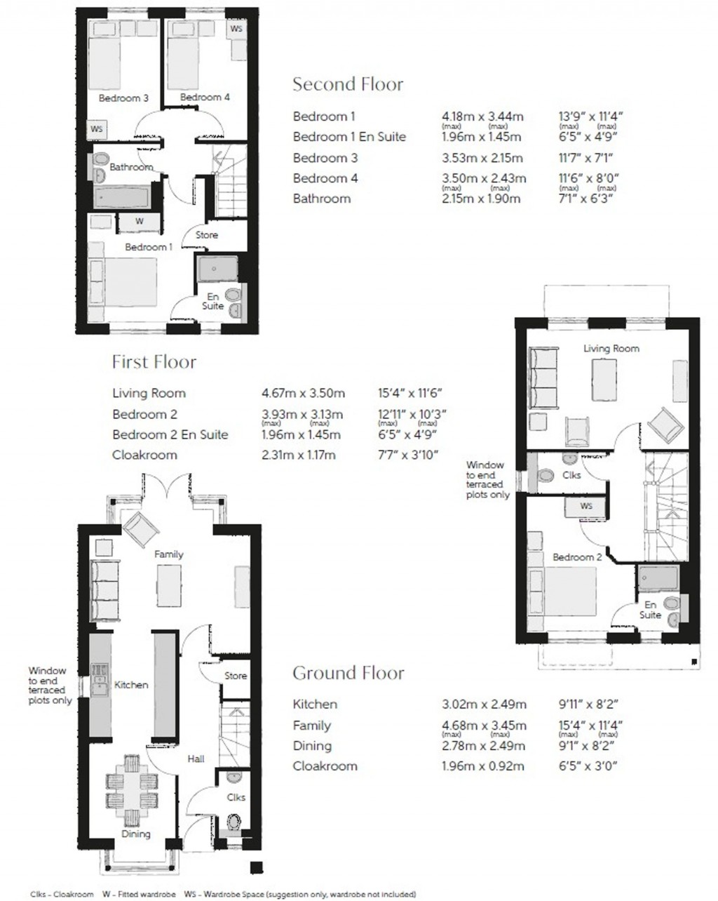 Floorplans For Chichester, PO20