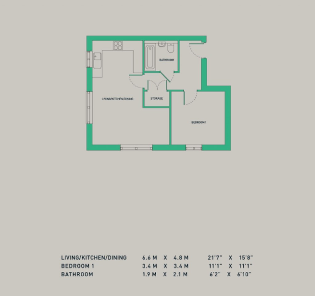 Floorplans For Kingsmead Avenue, Chichester, PO19