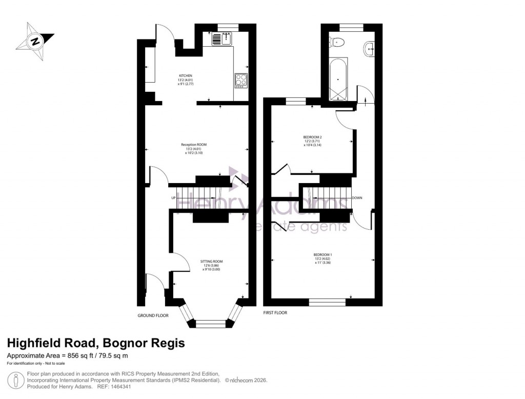 Floorplans For Highfield Road, Bognor Regis, PO22
