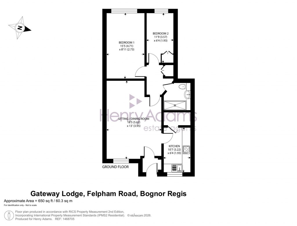 Floorplans For Felpham Road, Gateway Lodge Felpham Road, PO22