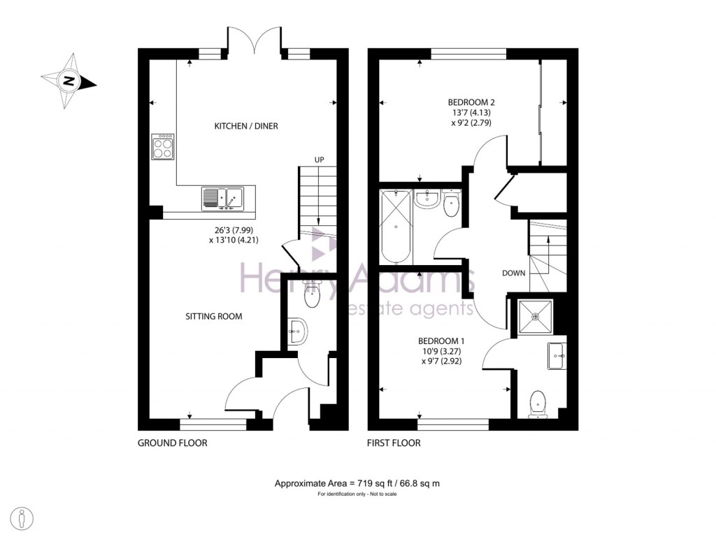 Floorplans For Hackett Way, Chichester, PO19