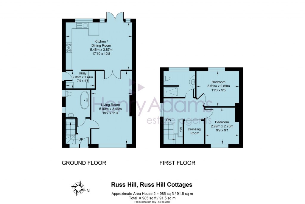 Floorplans For Russ Hill, Charlwood, RH6