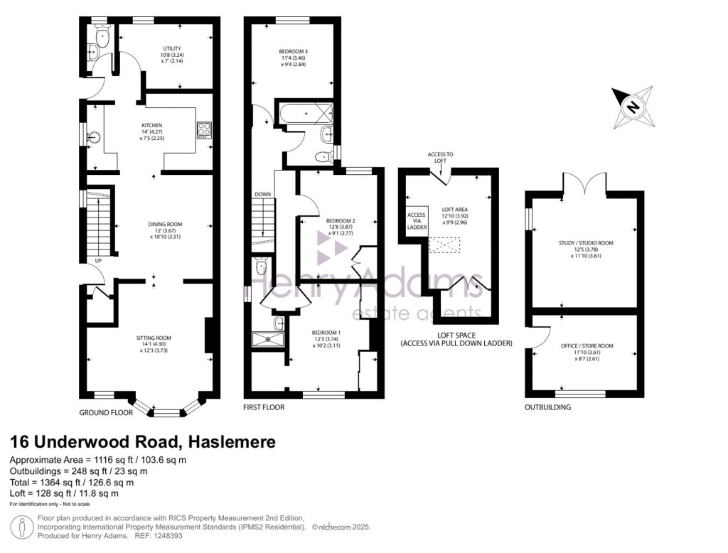 Floorplans For Underwood Road, Haslemere, GU27