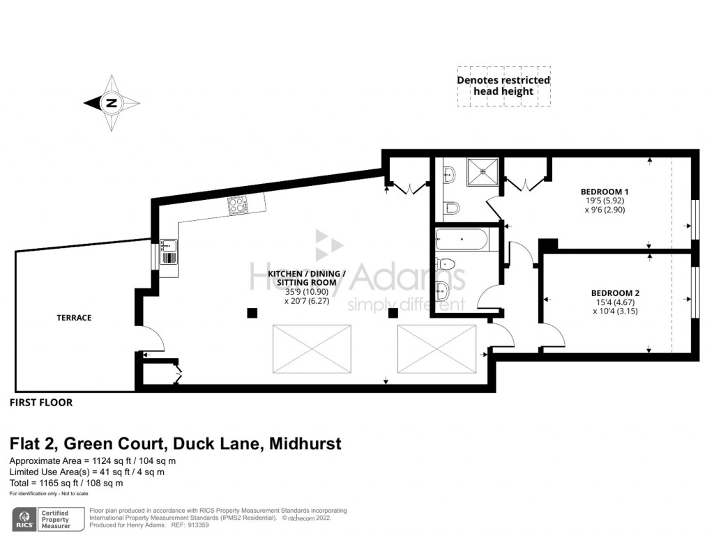Floorplans For Duck Lane, Green Court Duck Lane, GU29
