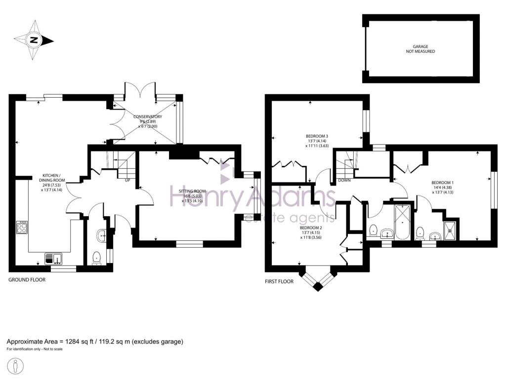 Floorplans For Taylors Lane, Bosham, PO18