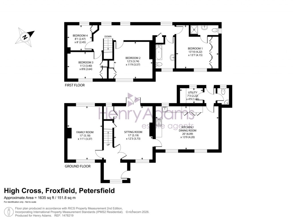 Floorplans For High Cross, Froxfield, GU32