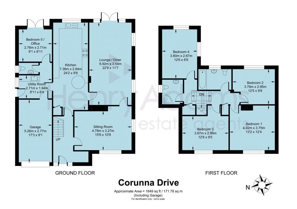 Floorplans For Corunna Drive, Horsham, RH13