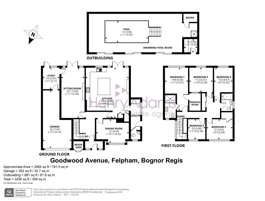Floorplans For Bognor Regis, PO22