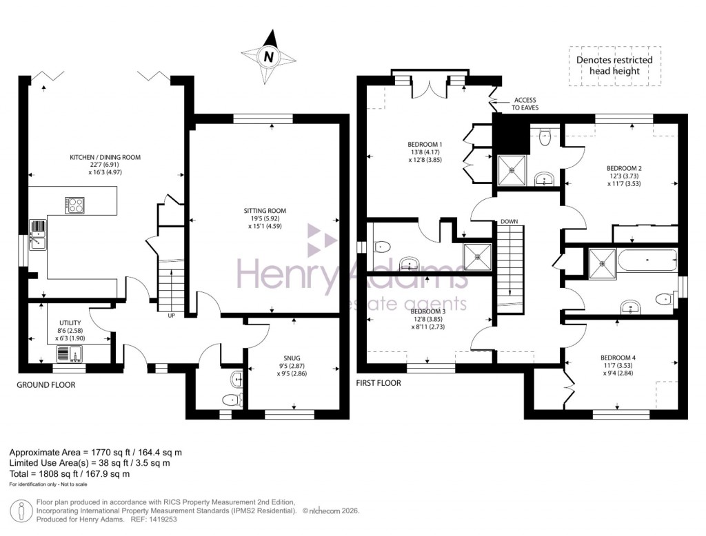 Floorplans For Hunston, Chichester, PO20
