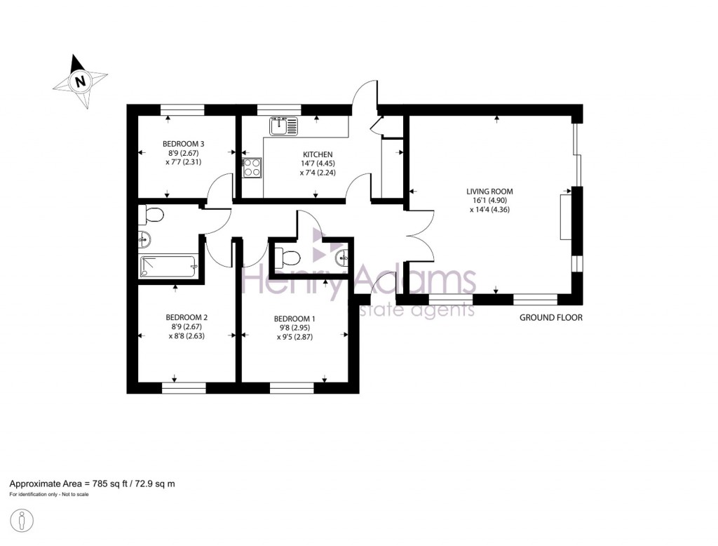 Floorplans For East Street, Selsey, PO20