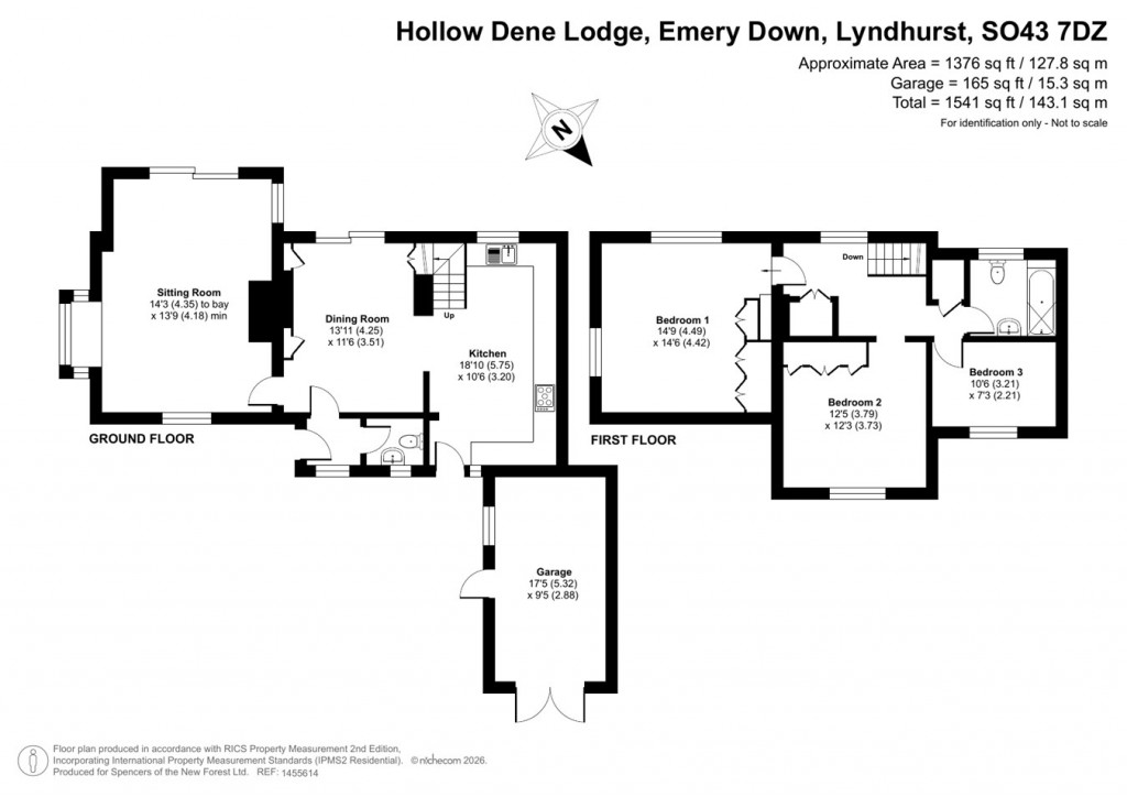 Floorplans For Emery Down, Lyndhurst, SO43