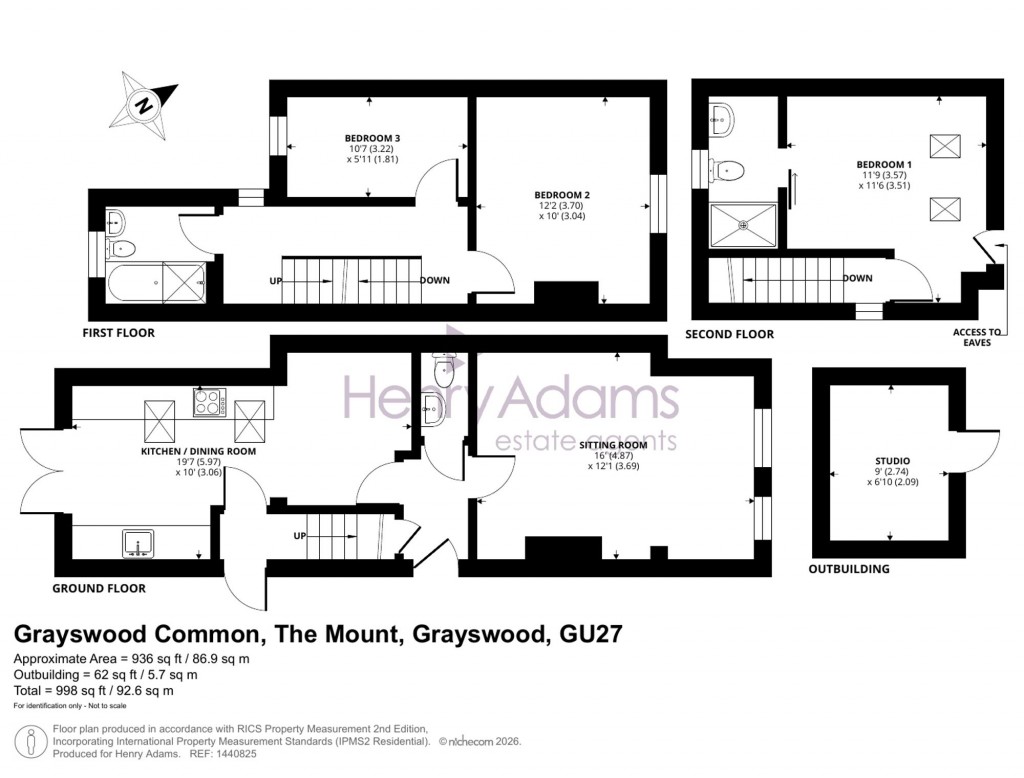 Floorplans For The Mount, Grayswood, GU27