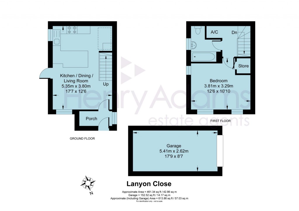 Floorplans For Lanyon Close, Horsham, RH12