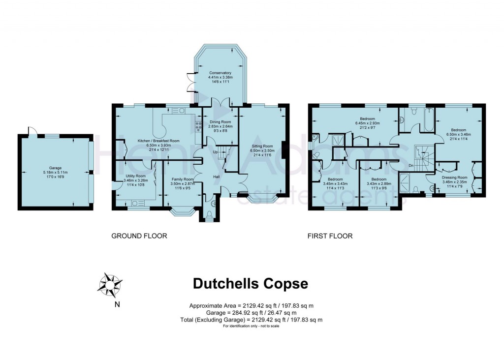 Floorplans For Dutchells Copse, Horsham, RH12