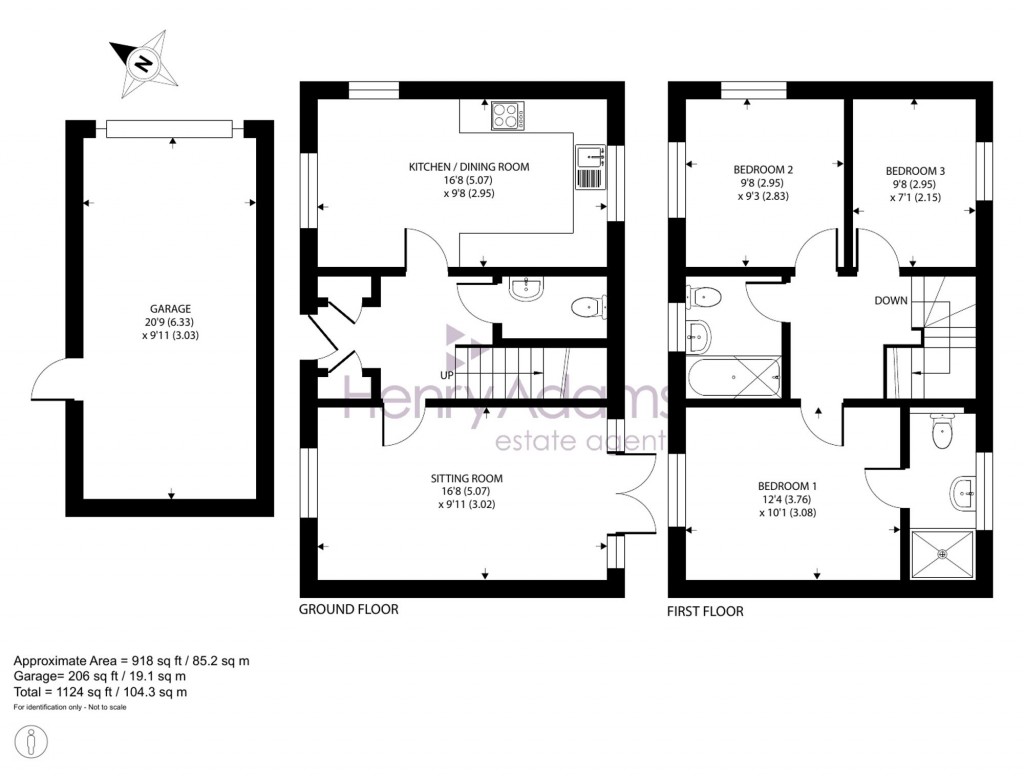 Floorplans For Legg Vale, Eastergate, PO20